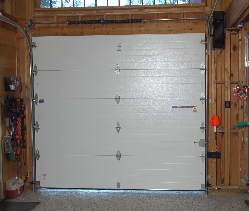 Garage door stuck in open position requiring emergency repair in Franklin, TN