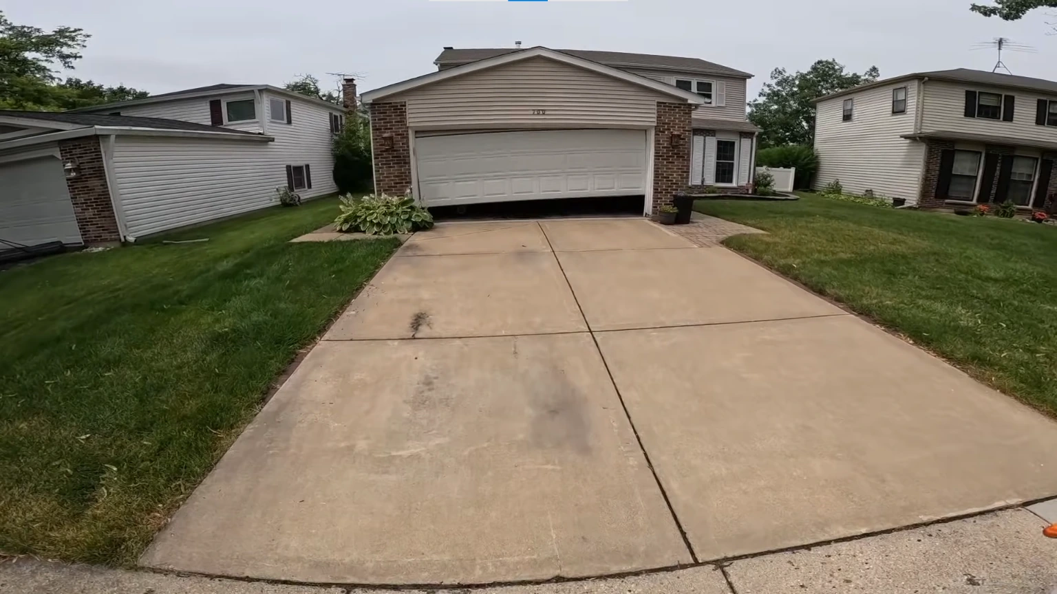 Heritage Garage Co. completed job — garage door fully open