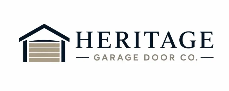 Logo of Heritage Garage door co.